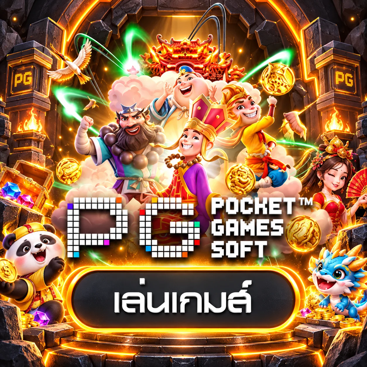 ทดลองเล่นเกมสล็อต PG Soft